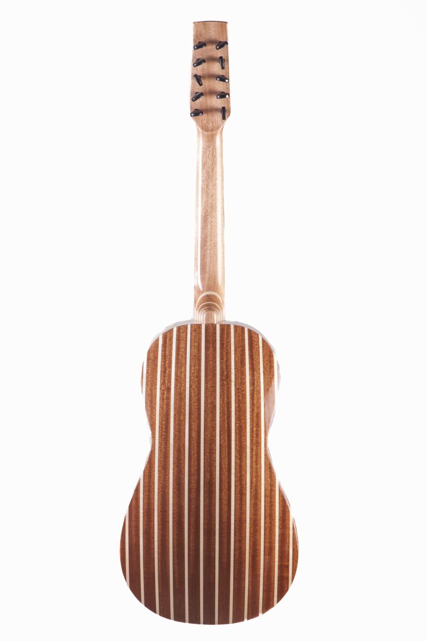 Il retro della chitarra battente