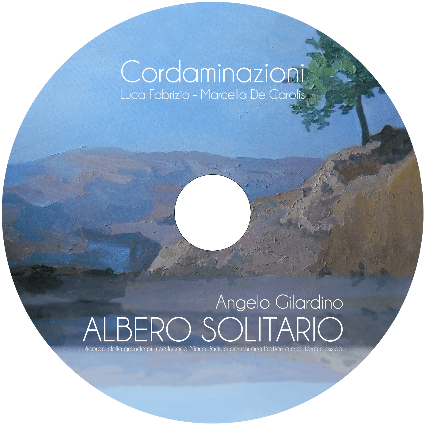 La Discografia di Marcello de Carolis: chitarrista specializzato in Chitarra Classica e Chitarra Battente: Album albero Solitario e Album Cordaminazioni