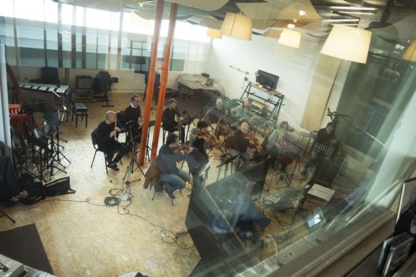 La registrazione del "Concerto di Matera" per chitarra battente presso l'Abbey Rocchi Studios di Roma