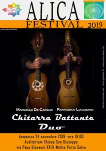 Alica Festival 2019 - Concerto del duo di chitarre battenti Loccisano - De Carolis a Melito di Porto Salvo
