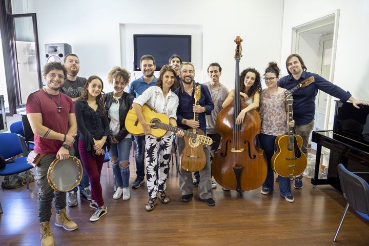 Masterclass di chitarra battente al conservatorio Cile di Reggio Calabria con Francesco Loccisano Marcello De Carolis Alessandro Cilio e Daniela Geria