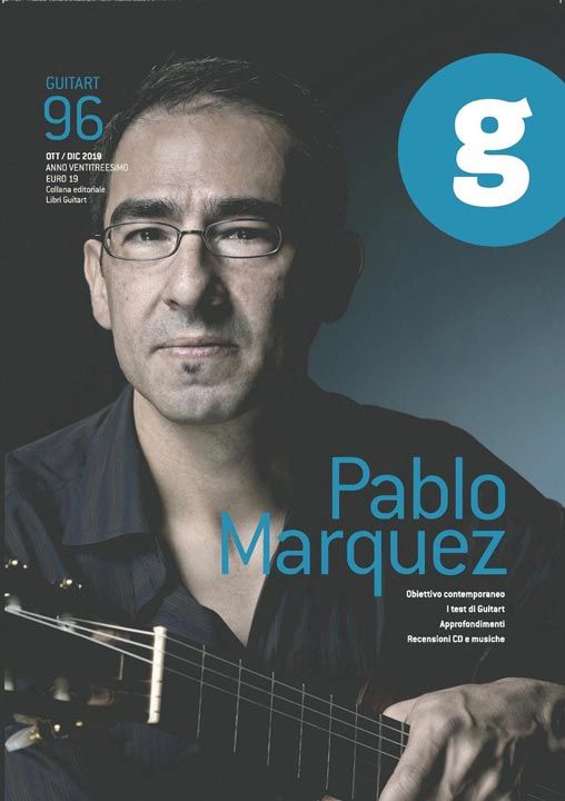 La copertina del numero 96 di ottobre - dicembre 2019 della rivista chitaristica GuitArt