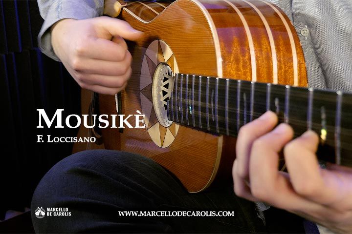 Mousikè di Francesco Loccisano con la mia chitarra battente Oliver OL-14