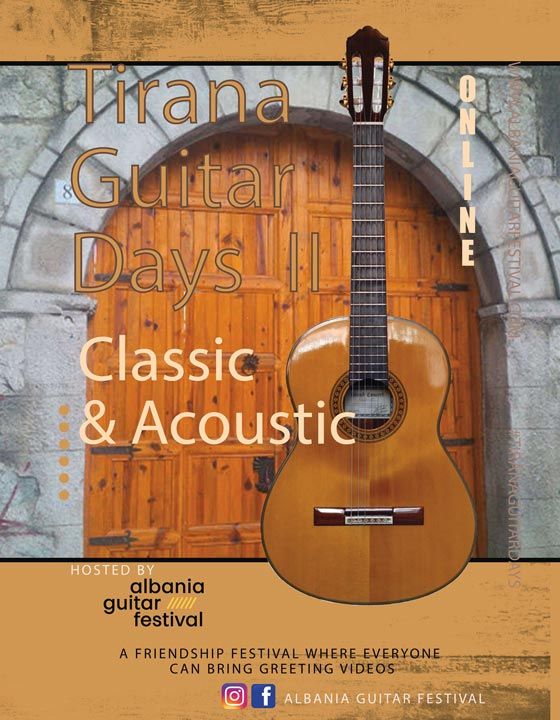 Tirana Guitar Days locandina