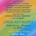 Concerto chitarra e violino a Potenza di Marcello De Carolis e Massimo Rosa