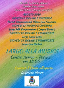 Concerto chitarra e violino a Potenza di Marcello De Carolis e Massimo Rosa