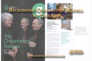 Recensione Concerto di Matera sulla rivista chitarristica GuitArt