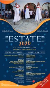 Concerti estate 2020 a Rieti