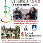 Un paese a sei corde 2020 - concerto del duo di chitarra battente Loccisano De Carolis - 6 settembre 2020 a Borgomanero