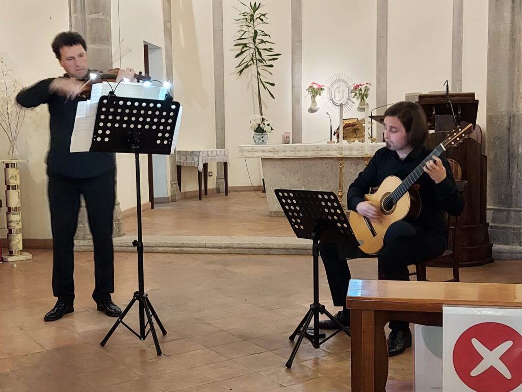 Concerto di chitarra e violino con i maestri Marcello De Carolis e Massimo Rosa