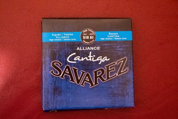 Le corde savarez alliance cantina blu per chitarra classica