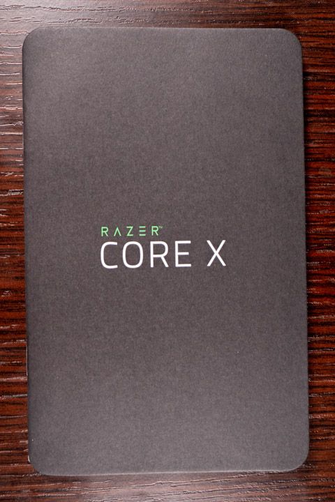 Manuale di istruzioni del razer core x