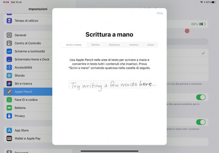 Tutorial scribble scrittura a mano iPad