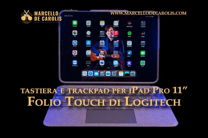 Tastiera e trackpad per iPad Pro 11" Logitech Folio touch