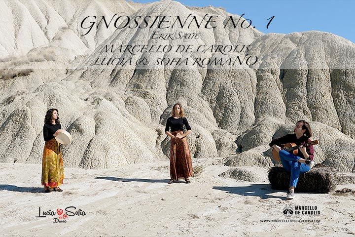 Gnossienne no.1 - Erik Satie - Chitarra Battente Marcello De Carolis con Lucia e Sofia Romano