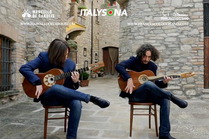 La tarantella di zio Nicola: il videoclip musicale del duo di chitarra battente Loccisano De Carolis girato a Guardia Perticara (Basilicata)