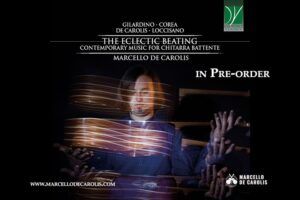 Pre-order The Ecleting Beating - contemporary music for chitarra battente di Marcello De Carolis pubblicato da Da Vinci Classics