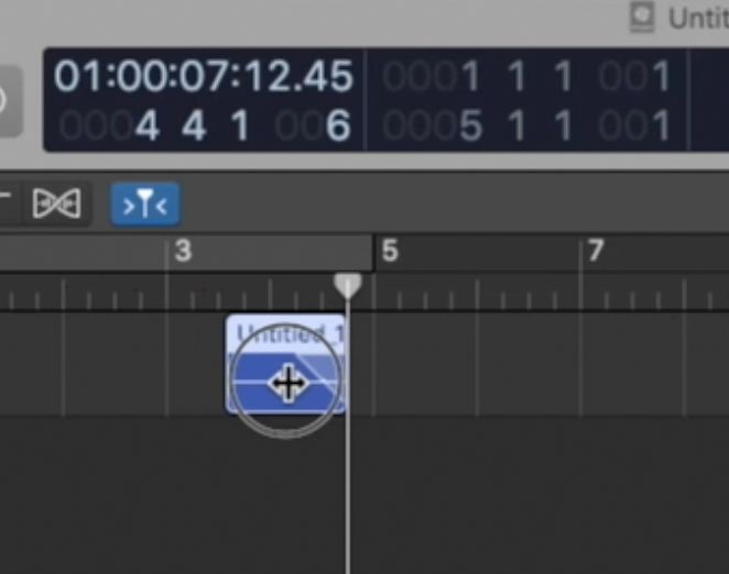 Mouse che fa fade in Logic Pro x