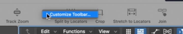 Personalizzare toolbar in logic