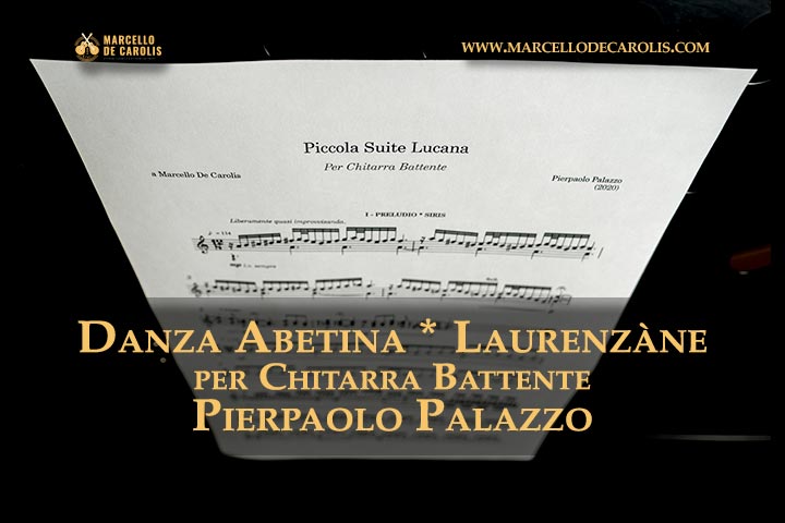 Danza Abetina * Laurenzana per chitarra battente composta da Pierpaolo Palazzo