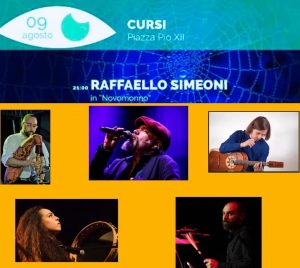 Raffaello Simeoni quintetto in concerto a Cursi per la notte della taranta