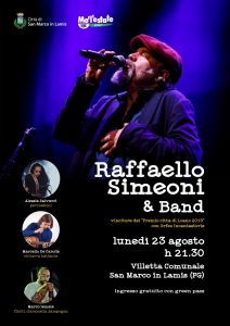 Concerto Raffaello Simeoni in San Marco in Lamis in provincia di Foggia
