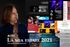 La mia estate 2021 concerti di chitarra Marcello De Carolis