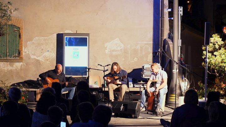 Marcello De Carolis trio in concerto chitarra Castelmezzano Potenza Basilicata