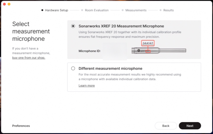 microfono di calibrazione sonarworks