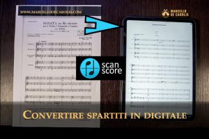 Trasformare spartiti in digitale ScanScore