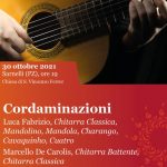 Concerto di chitarra Basilicata a Sarnelli in provincia di Potenza del duo Cordaminazioni Luca Fabrizio e Marcello De Carolis