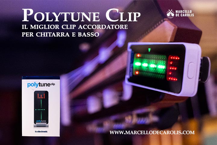 Polytune Clip il miglior clip accordatore per chitarra e basso