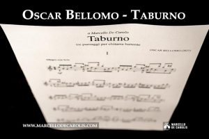 Oscar Bellomo Taburno per chitarra battente