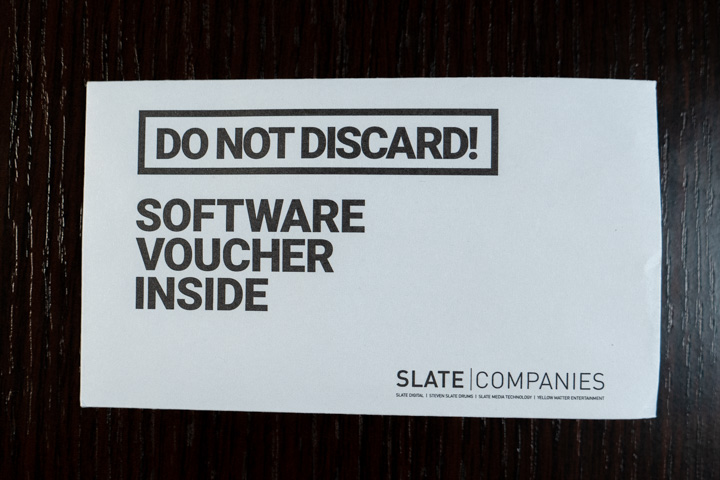 Software voucher slate digital