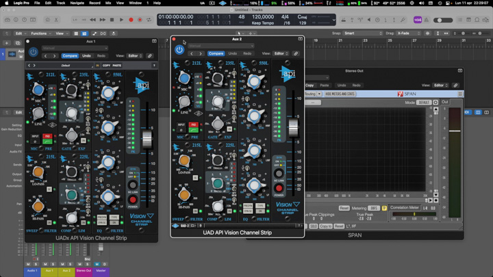 Null test UAD Spark vs UAD-2