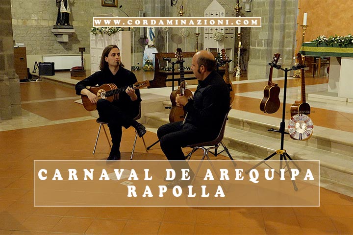 Carnaval de Arequipa charango e chitarra battente Cordaminazioni