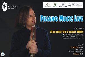 Filiano Music Live Concerto Marcello De Carolis trio