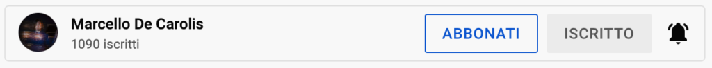 Abbonamenti YouTube