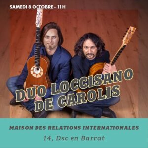 Concerto di Loccisano De Carolis per les internationales de la guitare