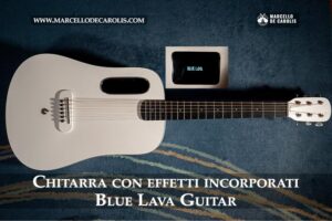 Chitarra con effetti incorporati Blue Lava Guitar