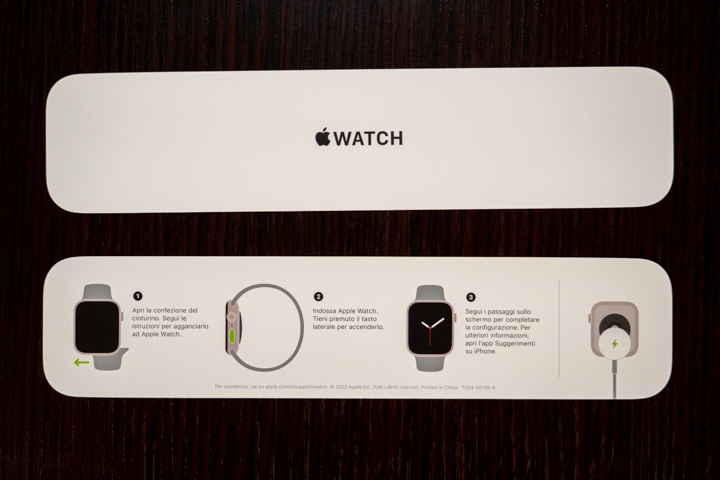 Manuale istruzioni Apple Watch