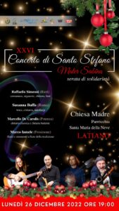 Mater Sabina in concerto a Latiano, in provincia di Brindisi con Susanna Buffa Raffaello Simeoni Marcello De Carolis e Marco Iamele