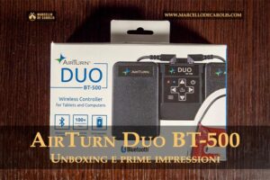 AirTurn Duo bt 500 pedale bluetooth volta pagine
