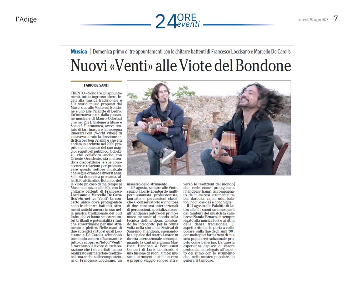 24 ore eventi concerto chitarra