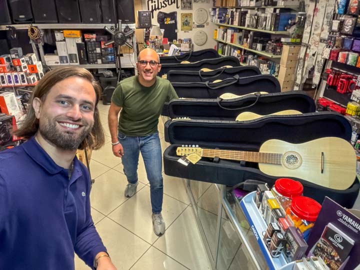 Unboxing nuova chitarra battente aulìa